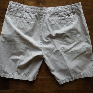 U.S. Polo Assn. Men’s Chino Shorts Size 34 Beige 4-Pocket Design 2 Pony Logo Y2K